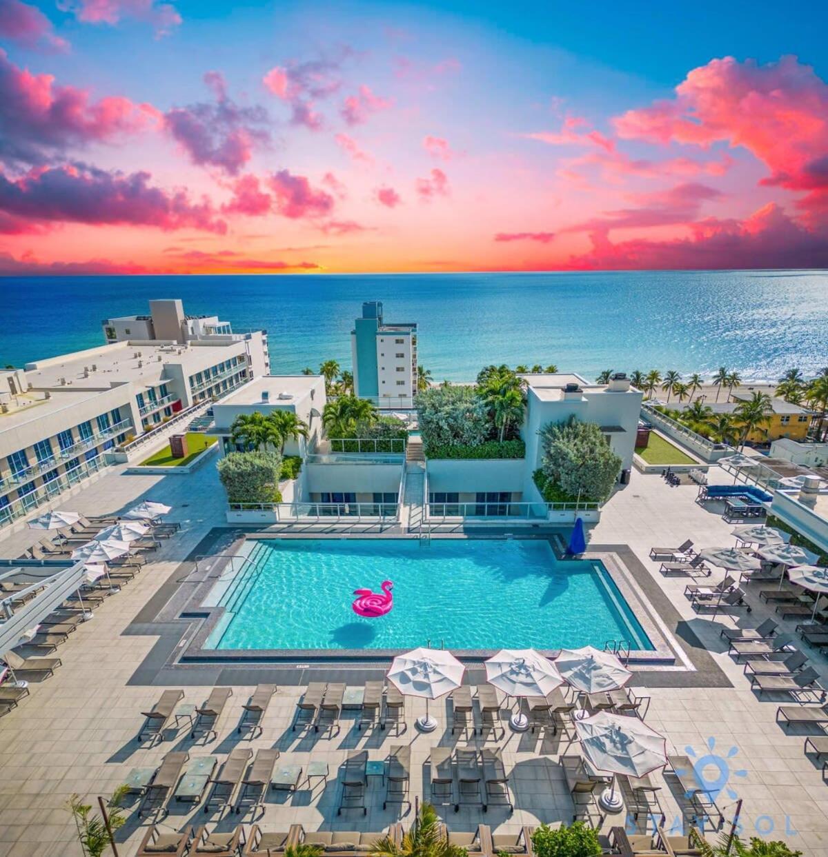Hollywood Beach Broad - Walk - Amazing Pool - Hot Tub Eksteriør billede