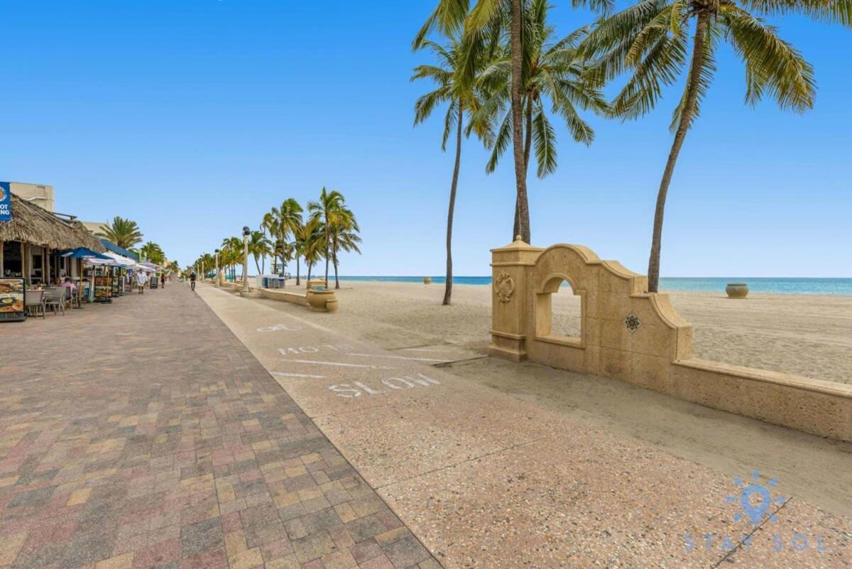 Hollywood Beach Broad - Walk - Amazing Pool - Hot Tub Eksteriør billede
