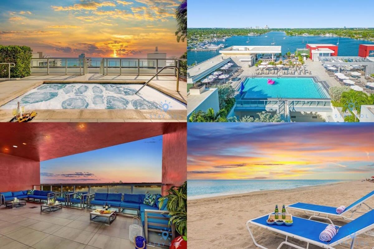 Hollywood Beach Broad - Walk - Amazing Pool - Hot Tub Eksteriør billede